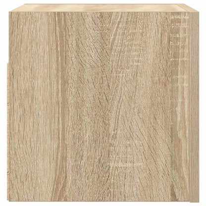 Wall Mounted TV Cabinet Sonoma Oak 30.5x30x30 cm