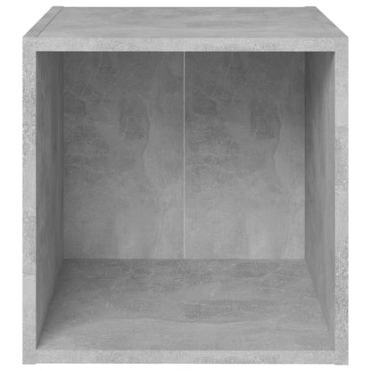 TV Cabinets 2 pcs Concrete Grey 37x35x37 cm Engineered Wood