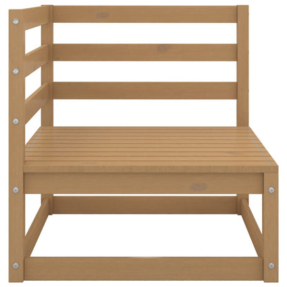 Honey Brown Solid Pine Garden Corner Sofa - Stylish & Durable