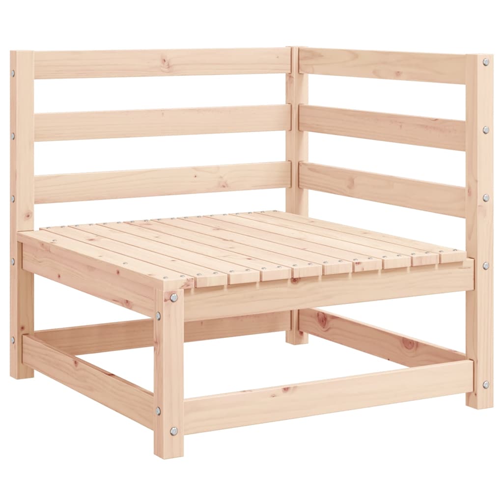 Garden Corner Sofas 2 pcs Solid Wood Pine