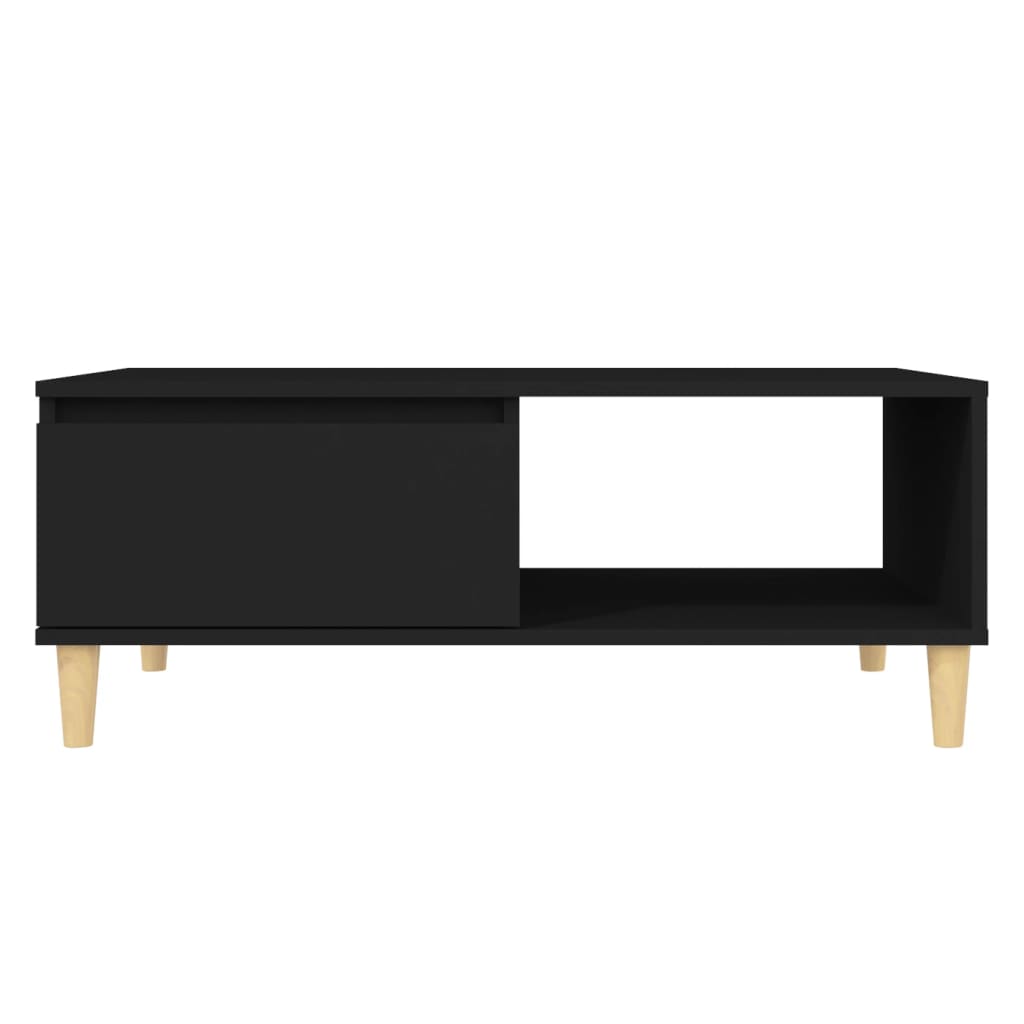 Coffee Table Black 90x60x35 cm Engineered Wood