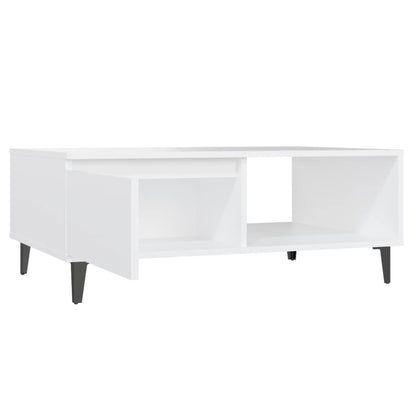 Coffee Table White 90x60x35 cm Engineered Wood