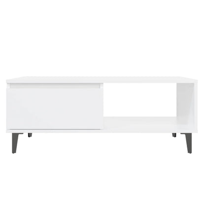 Coffee Table White 90x60x35 cm Engineered Wood
