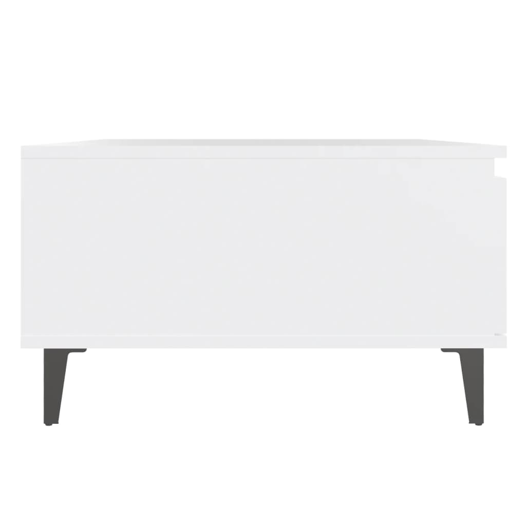 Coffee Table White 90x60x35 cm Engineered Wood