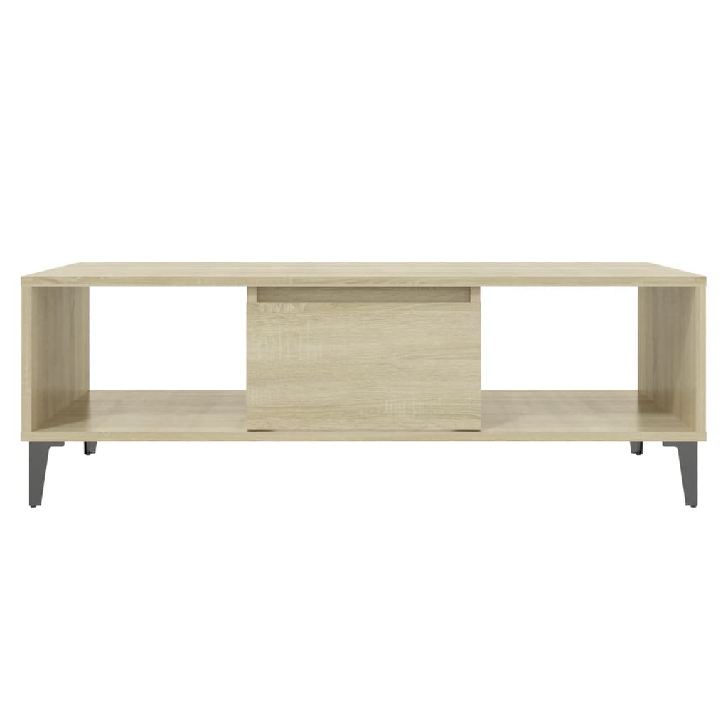 Coffee Table Sonoma Oak 103.5x60x35 cm Engineered Wood