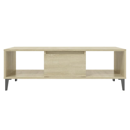 Coffee Table Sonoma Oak 103.5x60x35 cm Engineered Wood