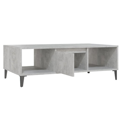 Coffee Table Concrete Grey 103.5x60x35 cm Engineered Wood
