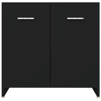 4 Piece Bathroom Furniture Set Black