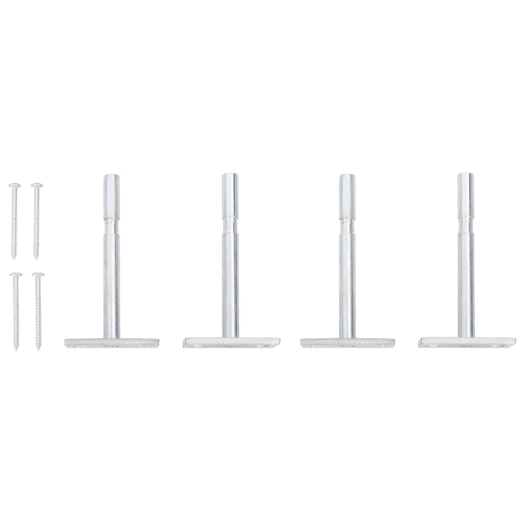 Oak & White Wall Drawer Shelves Set, MDF, 60x23.5x10cm, 2pcs