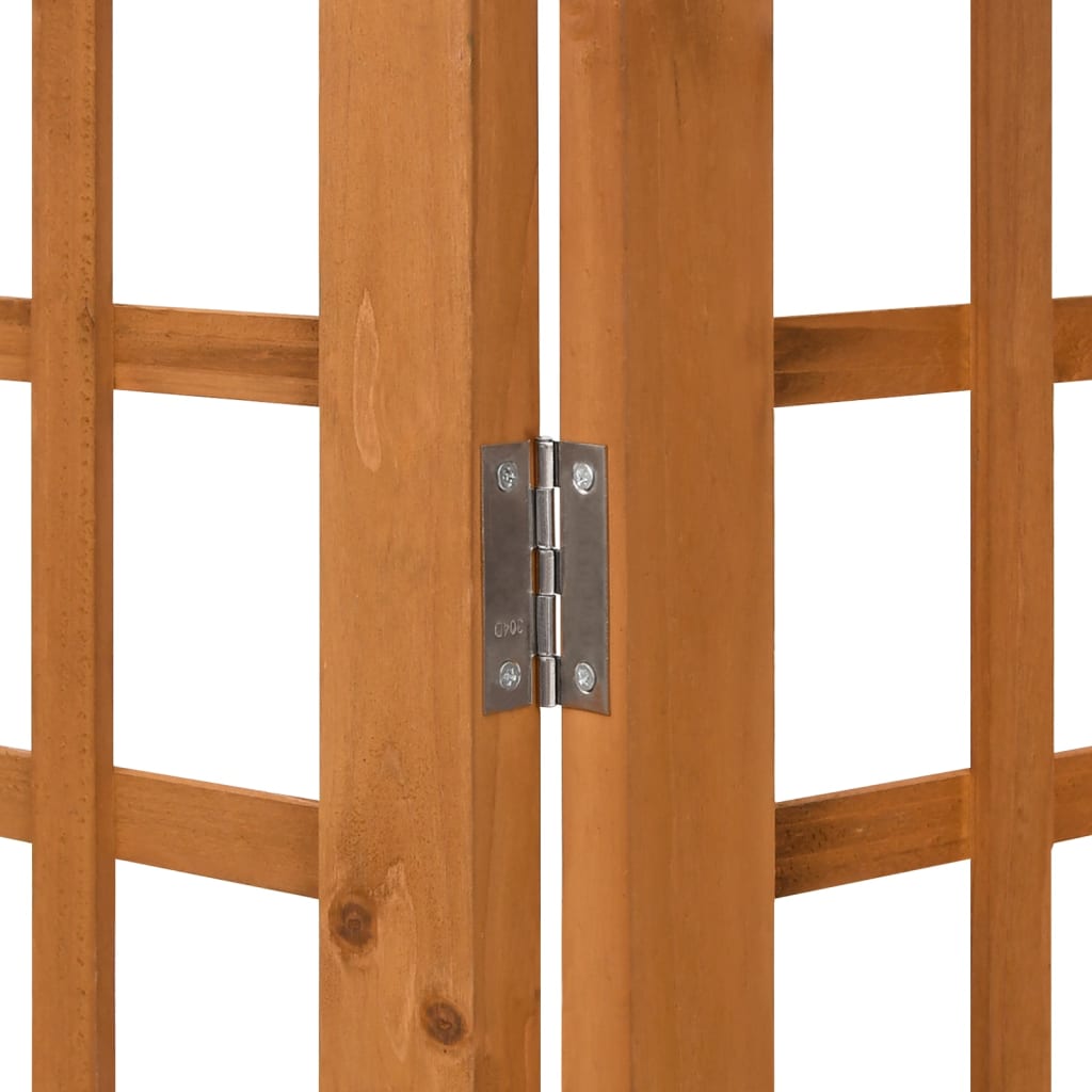 3-Panel Solid Fir Wood Room Divider/Trellis - 121x180.5 cm