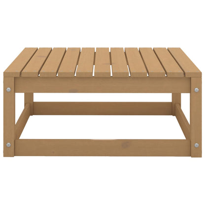 13 Piece Garden Lounge Set Honey Brown Solid Pinewood