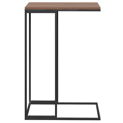 Side Table Black 40x30x59 cm Engineered Wood