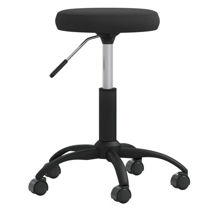 Luxurious Black Velvet Office Swivel Chair - Ergonomic & Stylish