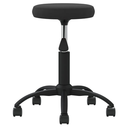 Luxurious Black Velvet Office Swivel Chair - Ergonomic & Stylish