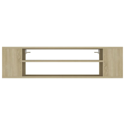 Hanging TV Cabinet Sonoma Oak 100x30x26.5 cm Engineered Wood
