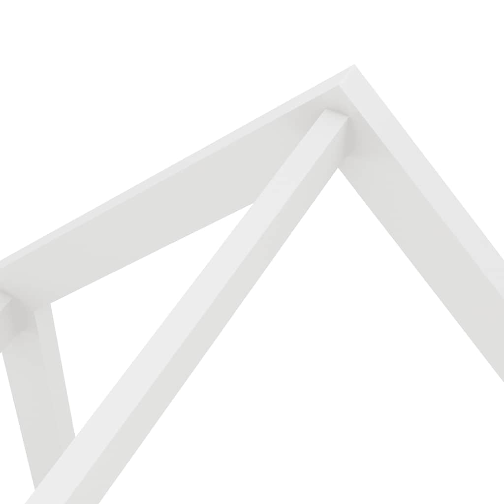 White Pine Wood Kids Bed Frame with Drawer, 70x140 cm