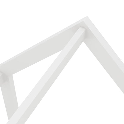 White Pine Wood Kids Bed Frame with Drawer, 70x140 cm