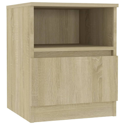 Sonoma Oak Bed Cabinet 40x40x50 cm - Engineered Wood Nightstand