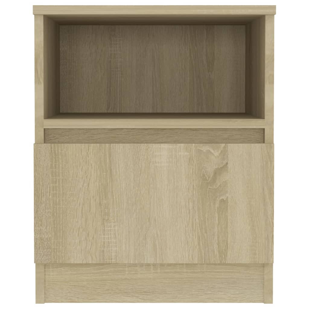 Sonoma Oak Bed Cabinet 40x40x50 cm - Engineered Wood Nightstand