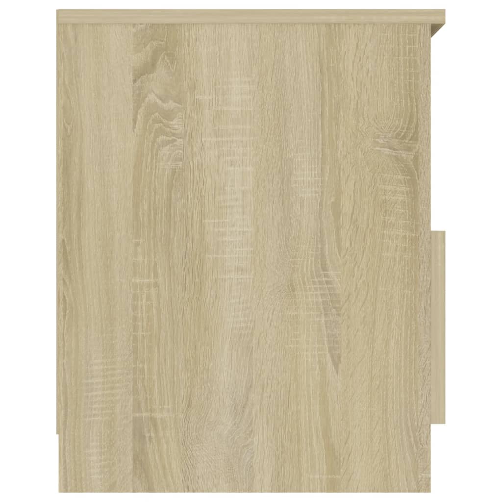 Sonoma Oak Bed Cabinet 40x40x50 cm - Engineered Wood Nightstand