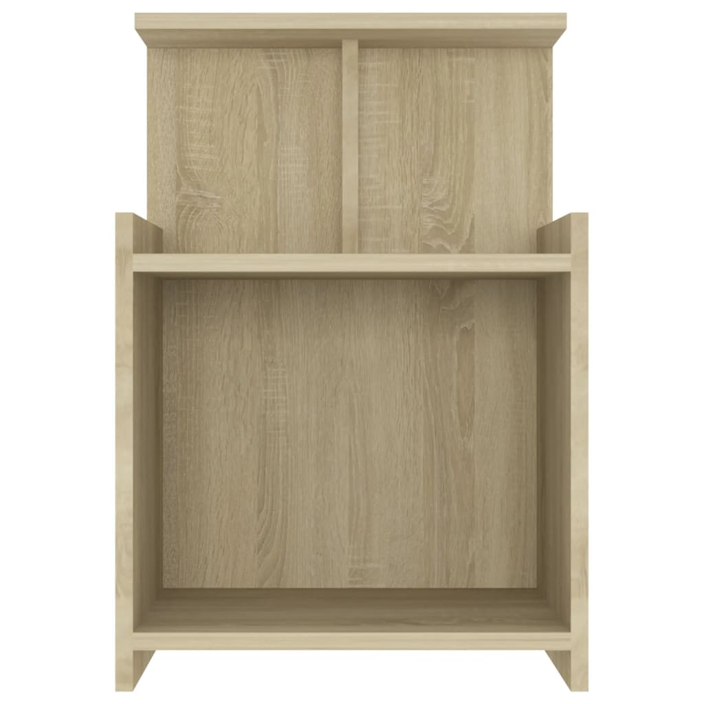 Sonoma Oak Bed Cabinets Set of 2 - Engineered Wood, 40x35x60 cm