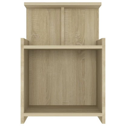 Sonoma Oak Bed Cabinets Set of 2 - Engineered Wood, 40x35x60 cm