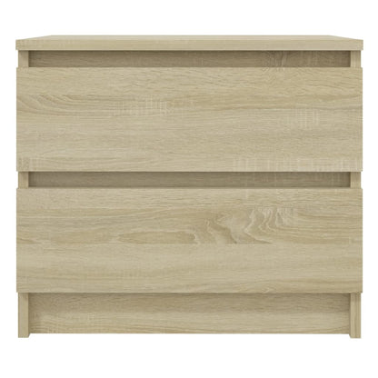 Bed Cabinets 2 pcs Sonoma Oak 50x39x43.5 cm Engineered Wood