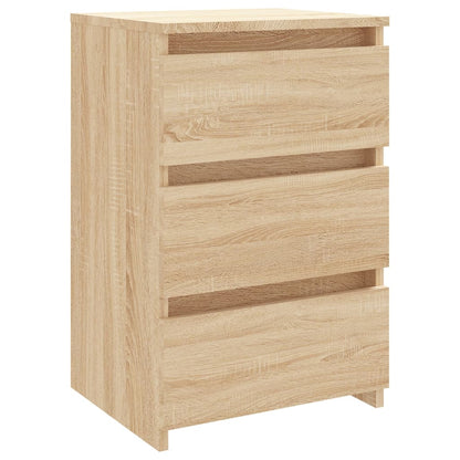 Sonoma Oak Bed Cabinets 2pcs - Engineered Wood 40x35x62.5cm