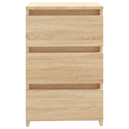 Sonoma Oak Bed Cabinets 2pcs - Engineered Wood 40x35x62.5cm