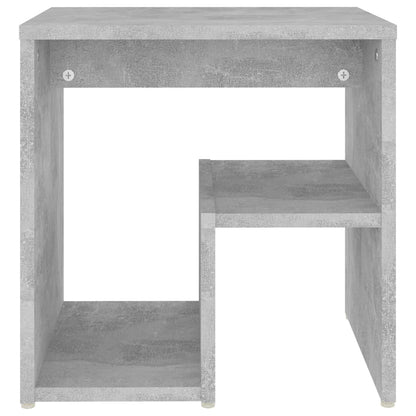 Compact Bedside Cabinet, Concrete Grey, 40x30x40 cm, Engineered Wood