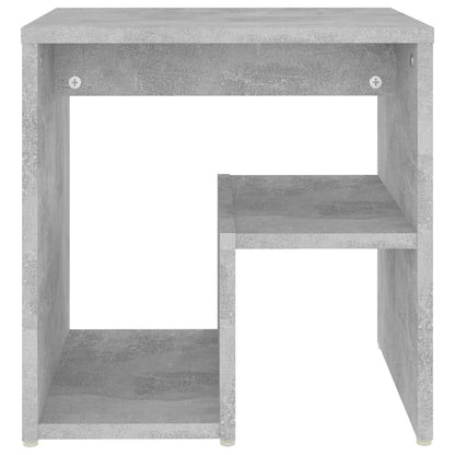 Concrete Grey Bed Cabinets 2pcs, Engineered Wood, 40x30x40 cm