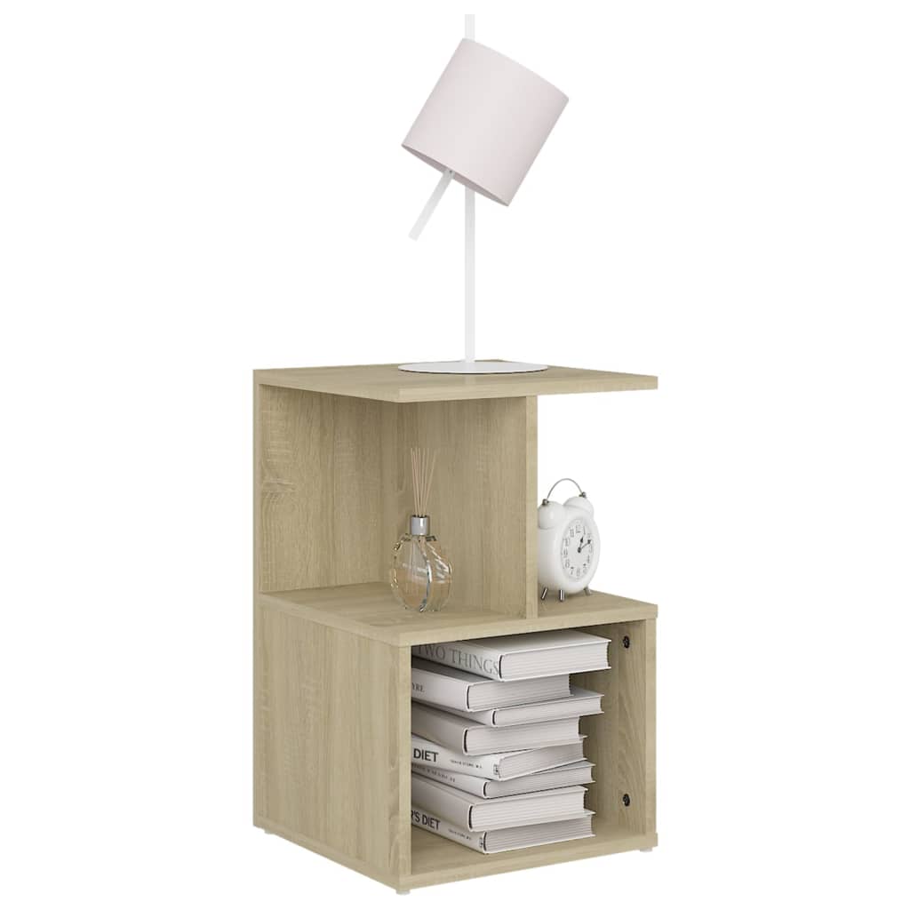 Sonoma Oak Bedside Cabinet 35x35x55 cm - Engineered Wood