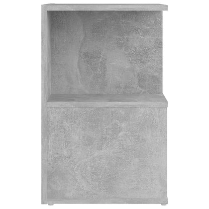 Concrete Grey Bedside Cabinet, 35x35x55 cm, Engineered Wood