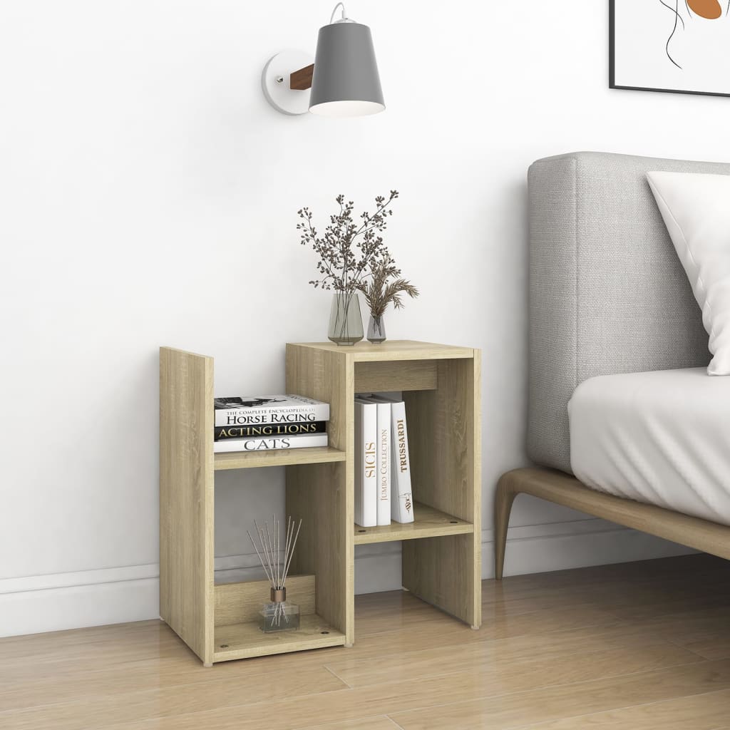 Sonoma Oak Bedside Cabinet 50x30x51.5 cm - Engineered Wood