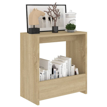 Side Table Sonoma Oak 50x26x50 cm Engineered Wood