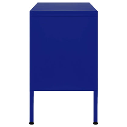 TV Cabinet Navy Blue 105x35x50 cm Steel