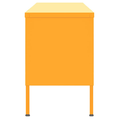 TV Cabinet Mustard Yellow 105x35x50 cm Steel