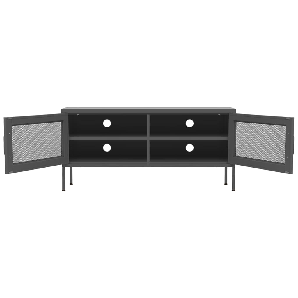 TV Cabinet Anthracite 105x35x50 cm Steel