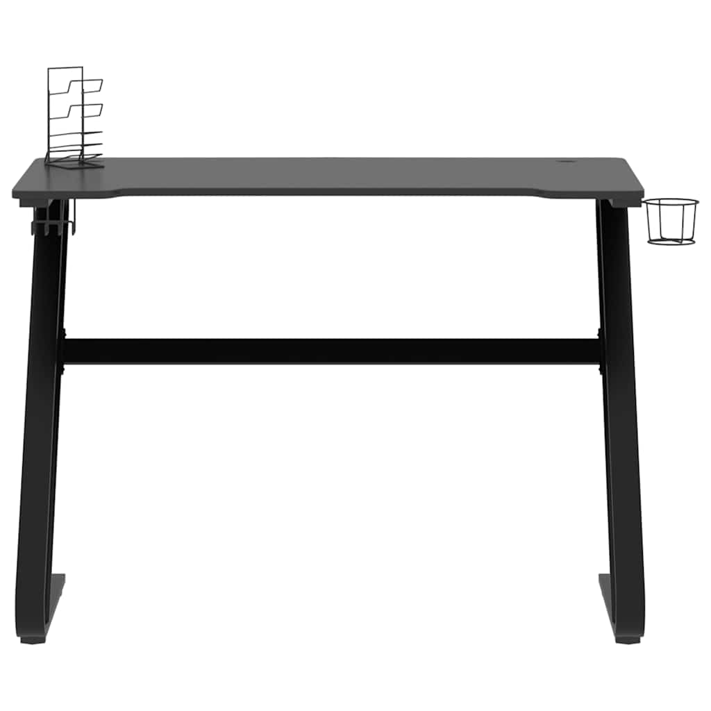 ZZ-Shape Gaming Desk - Black, 110x60x75 cm, Stylish & Durable