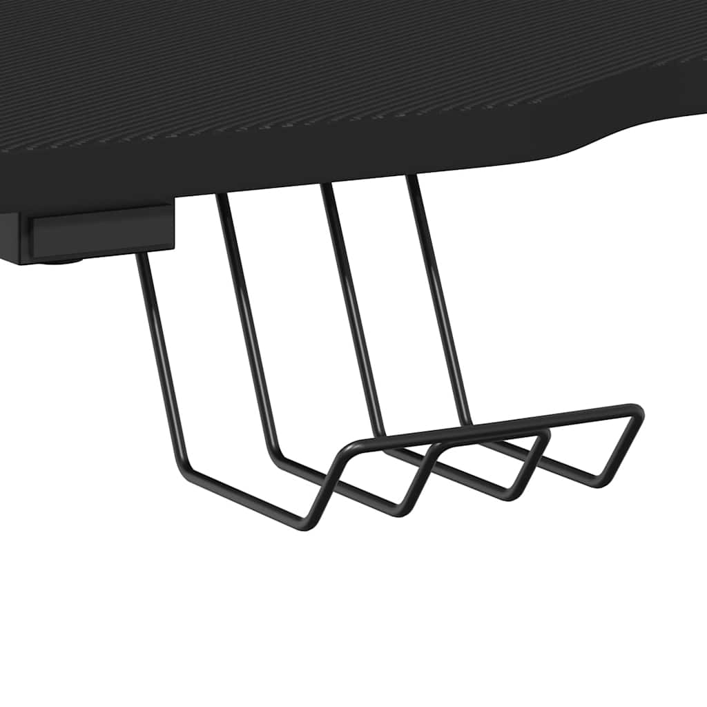ZZ-Shape Gaming Desk - Black, 110x60x75 cm, Stylish & Durable