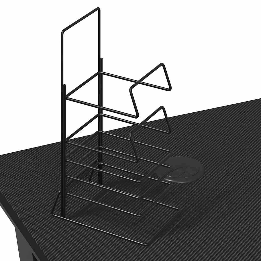 ZZ-Shape Gaming Desk - Black, 110x60x75 cm, Stylish & Durable