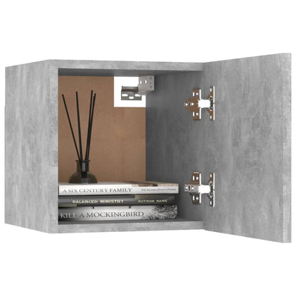 7 Piece TV Cabinet Set Concrete Grey Engineered Wood