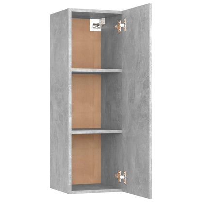 4 Piece TV Cabinet Set Concrete Grey Engineered Wood