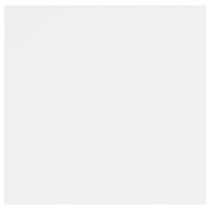 Sleek White Bedside Cabinets Set of 2, 30.5x30x30 cm, Engineered Wood