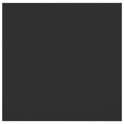 Black Engineered Wood Bedside Cabinet 30.5x30 cm