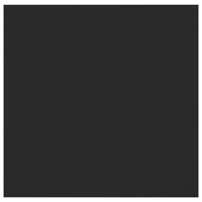 Black Engineered Wood Bedside Cabinets Set (2) - Compact & Stylish