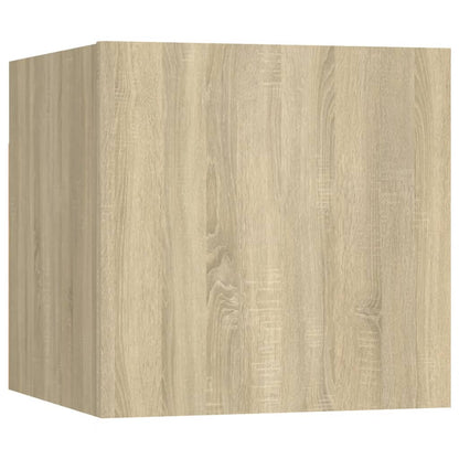 Sonoma Oak Bedside Cabinet - Engineered Wood 30.5x30x30 cm