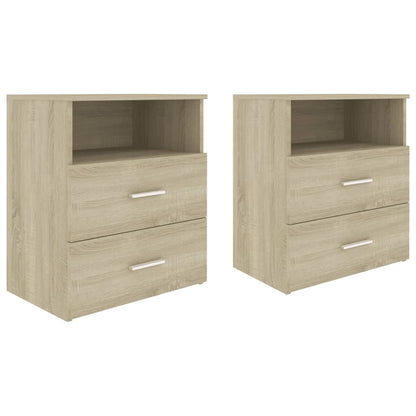 Sonoma Oak Bed Cabinets, Set of 2, 50x32x60 cm - Stylish & Functional