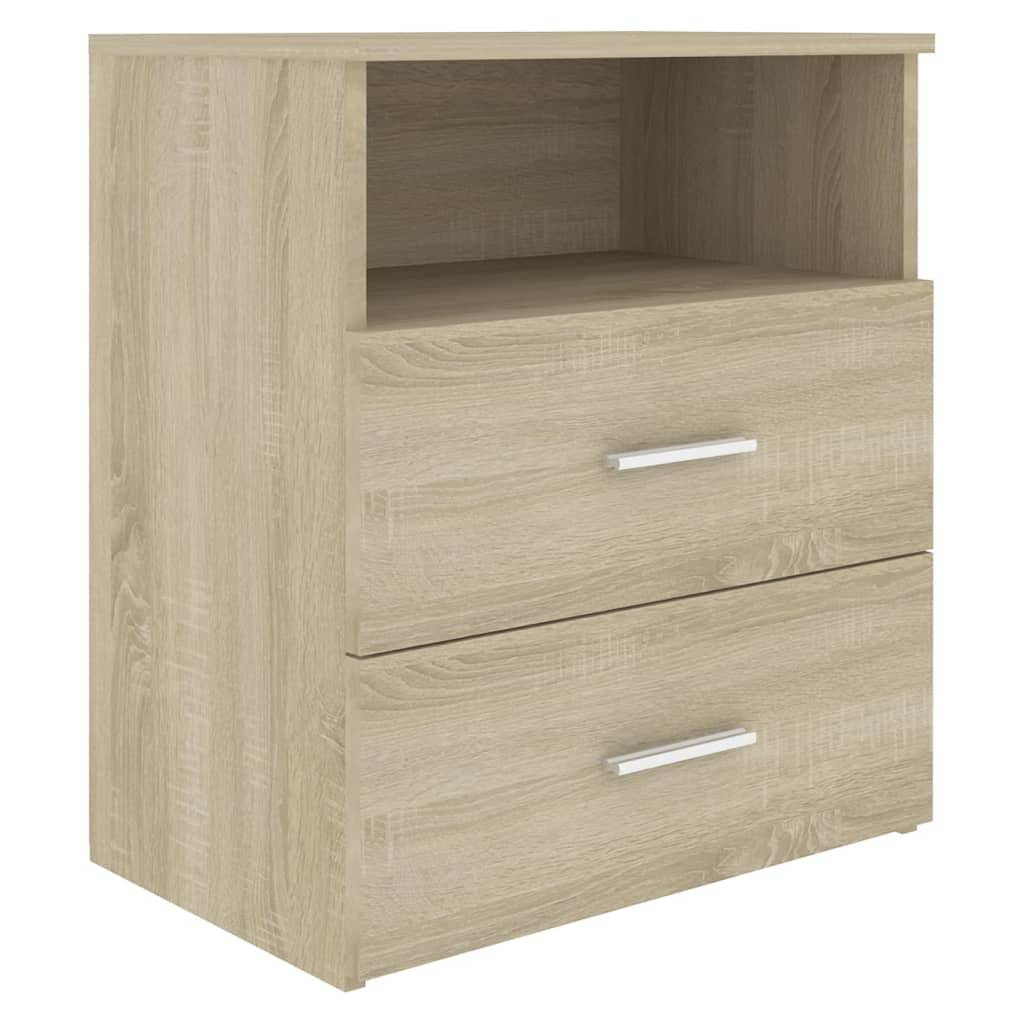 Sonoma Oak Bed Cabinets, Set of 2, 50x32x60 cm - Stylish & Functional