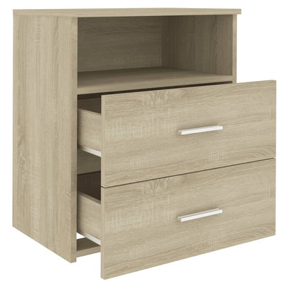 Sonoma Oak Bed Cabinets, Set of 2, 50x32x60 cm - Stylish & Functional